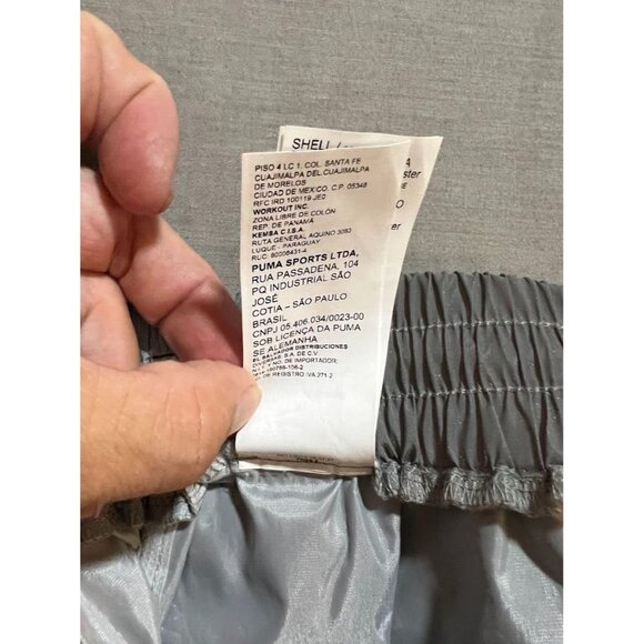 Puma x Bill Walsh King Shorts Mens Medium Gray Pocketed Reflective Running Men. - Picture 7 of 14